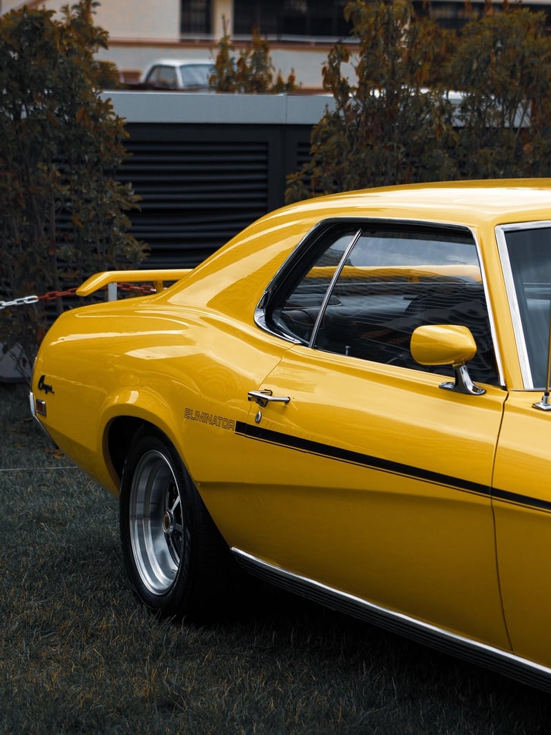 Vintage luxury car